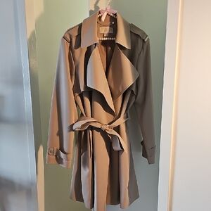MICHAEL Michael Kors Taupe Trench Coat